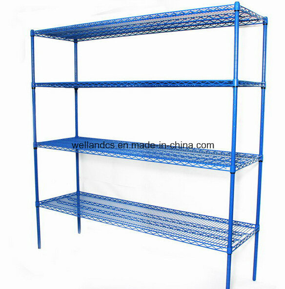 Custom Epoxy Metal Wire Racks for Warehouse and Coldroom