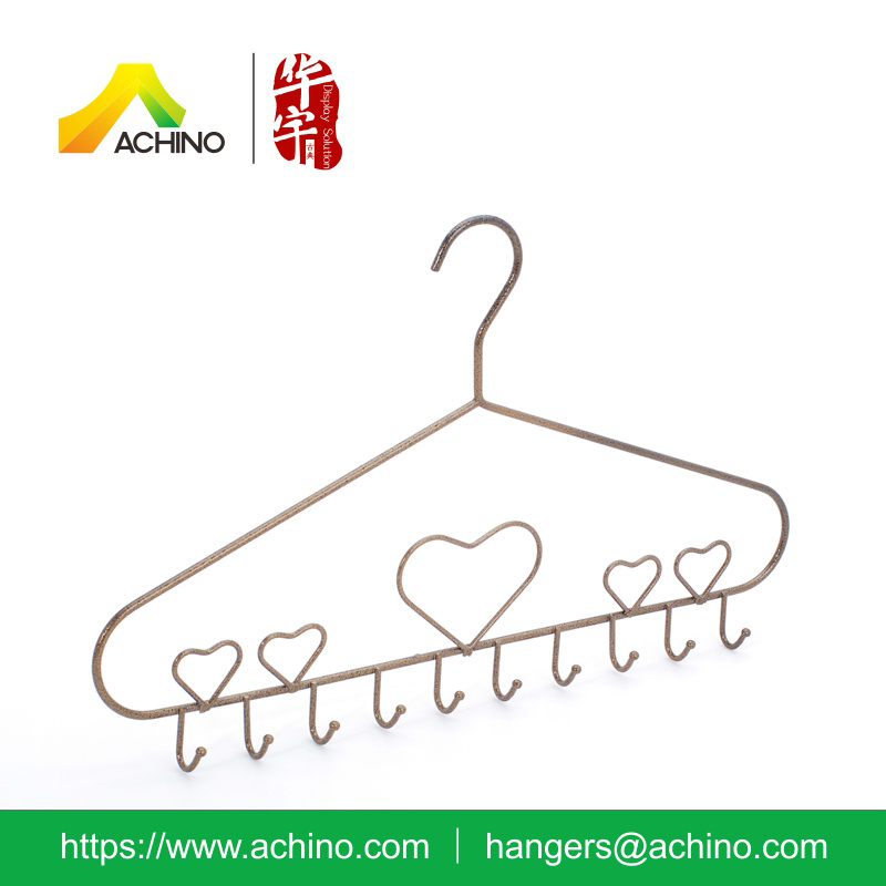 New Design Functional Garment Hanger with Ten Hooks