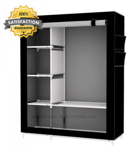 Modern Simple Wardrobe Household Fabric Folding Cloth Ward Storage Assembly King Size Reinforcement Combination Simple Wardrobe (Fw-52A