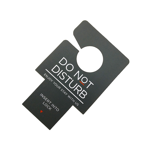 Plastic PP/PVC Do Not Disturb Sign Hotel Door Knob Hanger