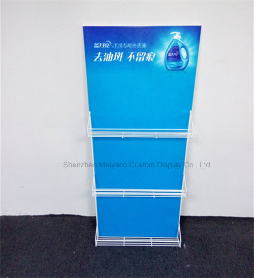 Store Laundry Detergent Metal Hook Display Stands Wire Display Rack