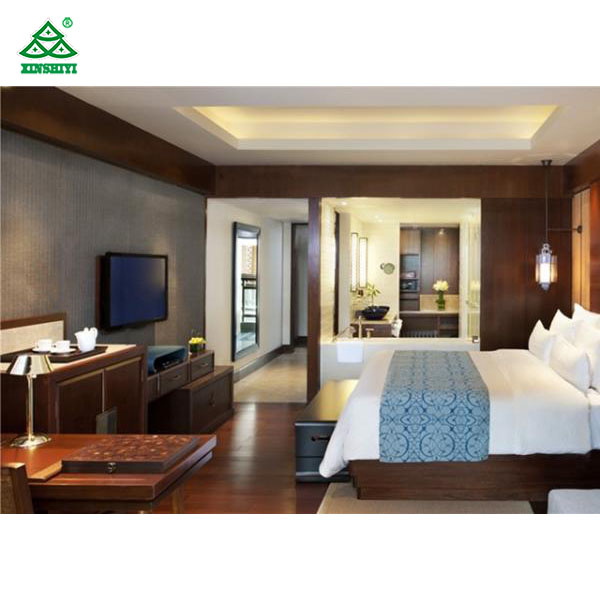 Luxury Suite Furniture Modern Bedroom Furniture Set for Holiday Inn / Resort