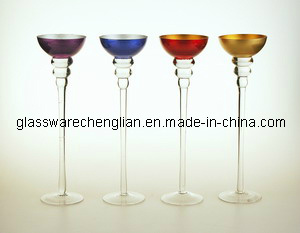 Various Kinds of Colorful Glass Candle Holder (C05S-020)