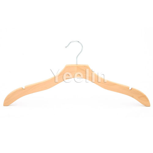 Solid Wood Clothes Hangers with Notches (200-8257--N)