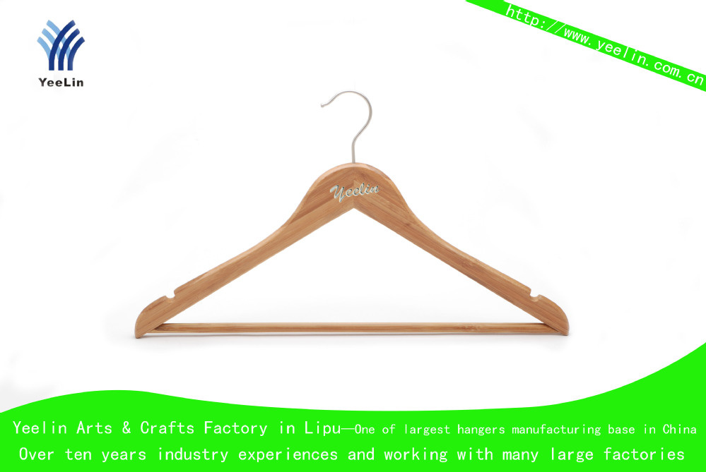 Bamboo Laundry Hanger Ylbm3012h-Ntln1 for Retailer, Clothes Shop