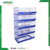 Customized Wire Mesh Basket Rack Trolley for Supermarket