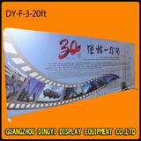 Silver Aluminum Tube Backdrop Wall Display Stand