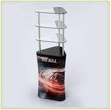 Triangular Promotion Display Rack for Trade Show