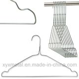 Galvanized Metal Wire Clothes Coat Steel Hanger for Commercial Laundries