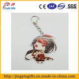 Custom Hot Sale Cartoon Man Shape Print Keychain