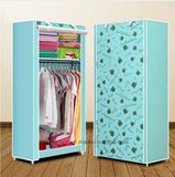 Modern Simple Wardrobe Household Fabric Folding Cloth Ward Storage Assembly King Size Reinforcement Combination Simple Wardrobe (FW-26A)