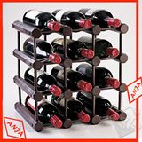 Wooden Wine Display Shelf