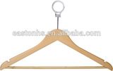 Anti-Theft Wooden Clothes Hanger with Bar