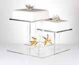 Square 3 Tier Acrylic Cake Stand