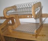 Bamboo Dish Racks, Bamboo Bowl Shelf,