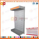 Factory Customized Supermarket Single Sided Slatwall Display Shelving (Zhs243)