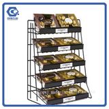 Metal Luxury Chocolate Candy Gift Box Display Rack