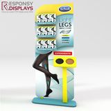 Beautiful Design Hot Sell Logo Customized Floor Wood Stockings Display Rack