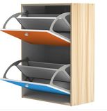 Shoe Cabinet, Shoe Rack, Shoe Box, Melamine MDF Shoe Cabinet