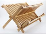 Bamboo Collapsible Dish Rack