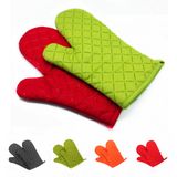 Silicone Hot Kitchen Pot Holder Glove Oven Mit (EB-93256-1)