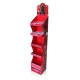Point of Sale Cardboard Floor Display Shelf for Cosmetics.