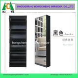 5 Doors Mirrored Shoe Cabinet