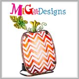 Metal and Glass Hot Seller Fall Pumpkin Candle Holder