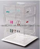 Clear Acrylic Earring Display Rack Store Display Exhibition Stand with CE (GDS-AR06)