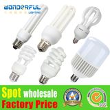 Best China Factory Wholesale High Power 2u/3u/4u Energy Saving Light Lighting 5watt 9W E27 T3/T4/T5 Full Half Spiral Tube CFL Lamp/ Lotus Energy Saving LED Bulb