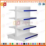 Supermarket Double Sided Plain Back Display Shelf (Zhs166)