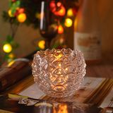 Embossed Elegent Candle Holder