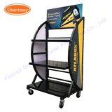 Retail Heavy Duty 3 Tiers Floor Lithium Car Battery Storage Display Stand Rack