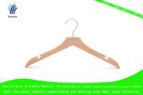 High Quality Wood Hangers with Notched Shoulders, Non Slip Wooden Hanger (YLWD6615-NTLTNS1)