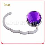 Factory Supply Folding Round Shape Crystal Purse Holder