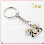 Creative Design Full Color Printed Metal Key Tag