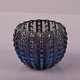 Ion Plating Patterned Glass Candle Holder