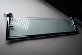 Wall Mounted 304 Stainless Steel Weld Glass Shelf