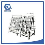 Custom Outdoor Floding Metal Magazine Display Rack