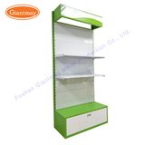 Supermarket Cosmetic Skin Care Products Exhibition Display Stand Rack with Storage Drawer