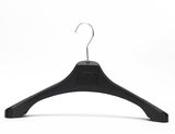 Useful Gold Luxury Plastic Clothing Hanger Black for Coat