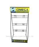 Customized Logo Metal Wire Assemble Stand Tools Exhibition Display Rack