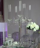 Crystal Candelabra Wedding Centerpieces, Wedding Crystal Candelabra 5 Arms