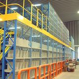2 Tiers Mezzanine Floor Rack with Storage Bin