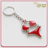 Fancy Design Bikini Style Promotion Gift Metal Keychain