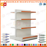 Sale Customized Steel Double Sided Display Supermarket Shelving (Zhs507)