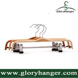 Three Color Plywood Hanger, Pant Hanger Coat Hanger with Bar