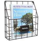 Wall Mounted Metal Newspaper Rack