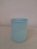 Galvanized Utensil Holder Utensil Tin