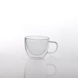 4.5oz Borosilicate Double Wall Glass Tea Cup